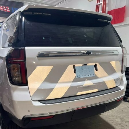 Reflective Chevron Decal Panel 18”x64” - ORALITE PPV Tahoe (RED/WHITE/BLACK)