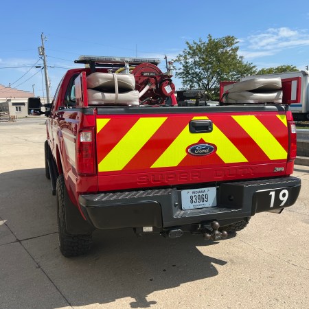 ORALITE V98 Reflective Chevron Decal Panel Kit - 15 Inch - Road Safety - NFPA 1901 DOT